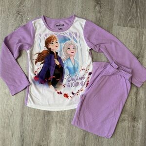 Elsa Girls Pajamas, 2 Piece Set, Disney Frozen Size 6